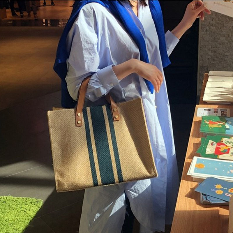 Korean Style Canvas Commuter Bag Women