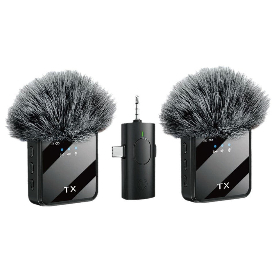 F11/F12/F15 Three-in-One Wireless Lavalier Microphone