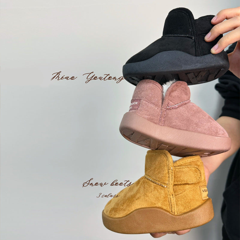Baby Soft Sole Snow Boots – Warm Winter Cotton Shoes