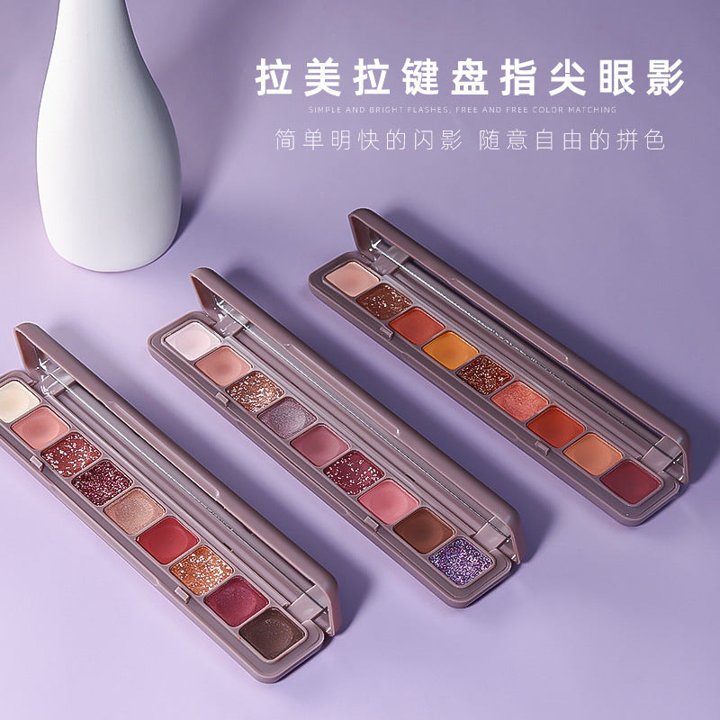 STOCK-Ins Keyboard 9-Color Eyeshadow Palette – Matte &