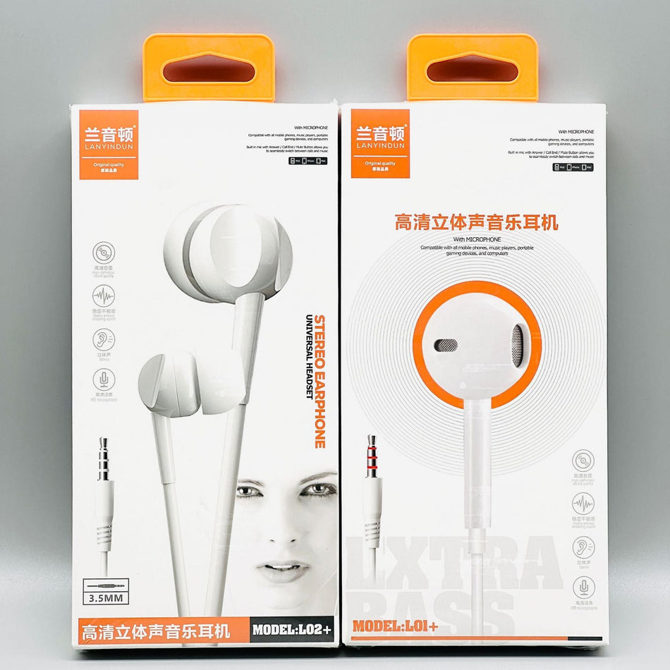 3.5mm In-Ear Subwoofer Earphones with Mic & Control