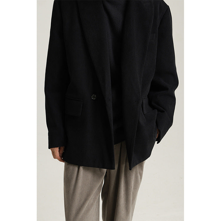 Thickened Corduroy Suit Jacket – Men’s Autumn/Winter