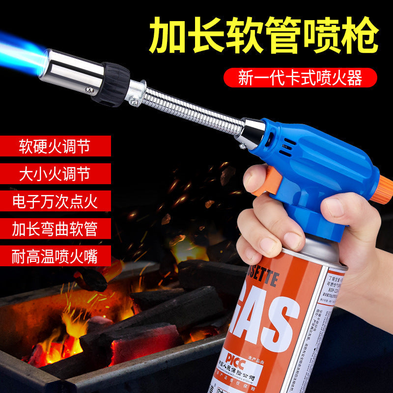New 115# Soft Fire Gas Tank Flame Gun Adjustable Torch Lighter