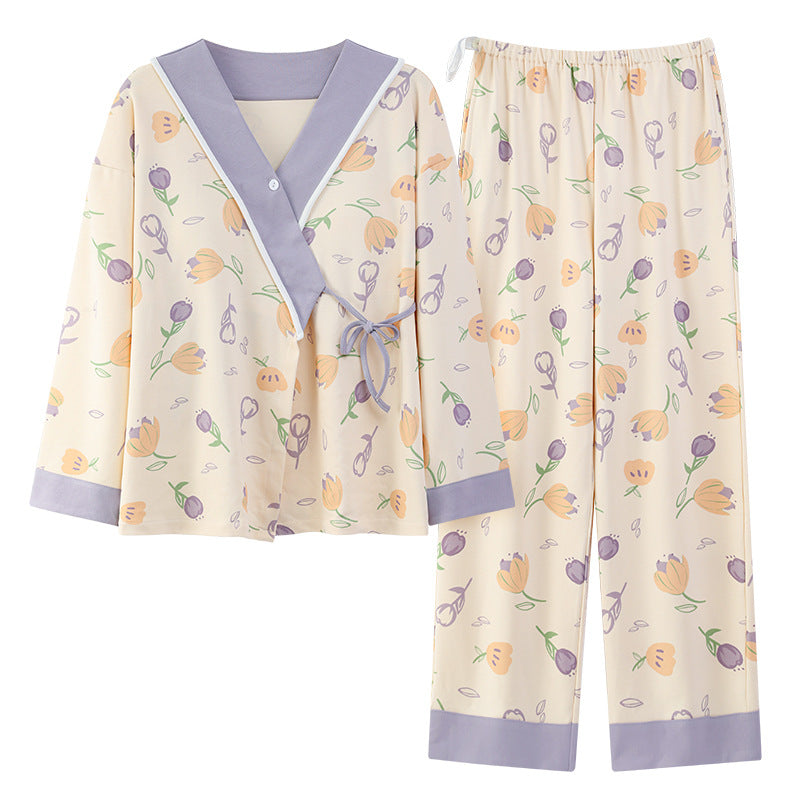 Cotton Nursing Pajamas