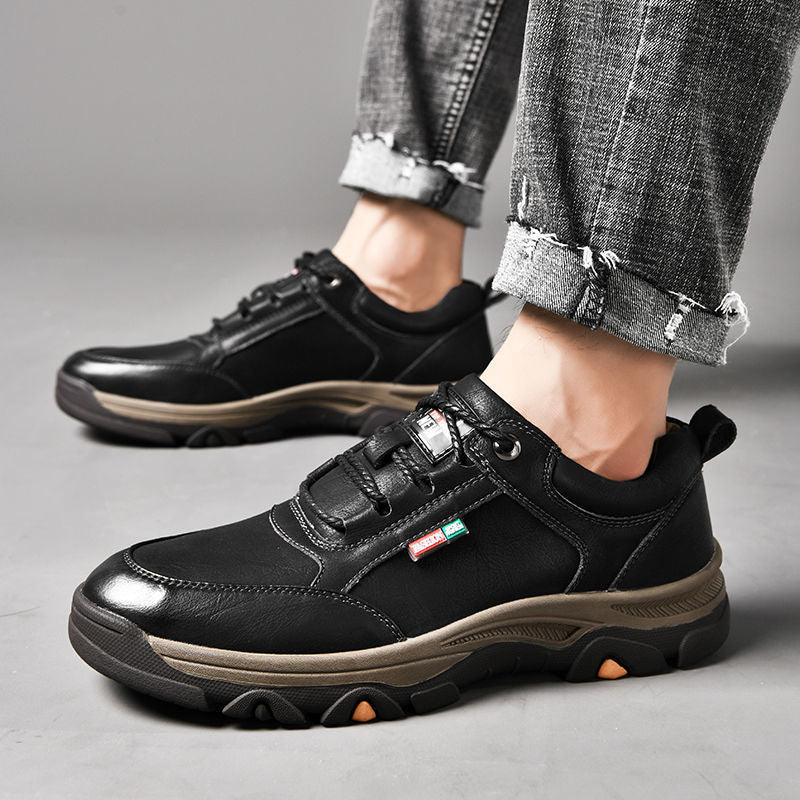 2024 Men’s Leather Hiking Shoes – British Business Style