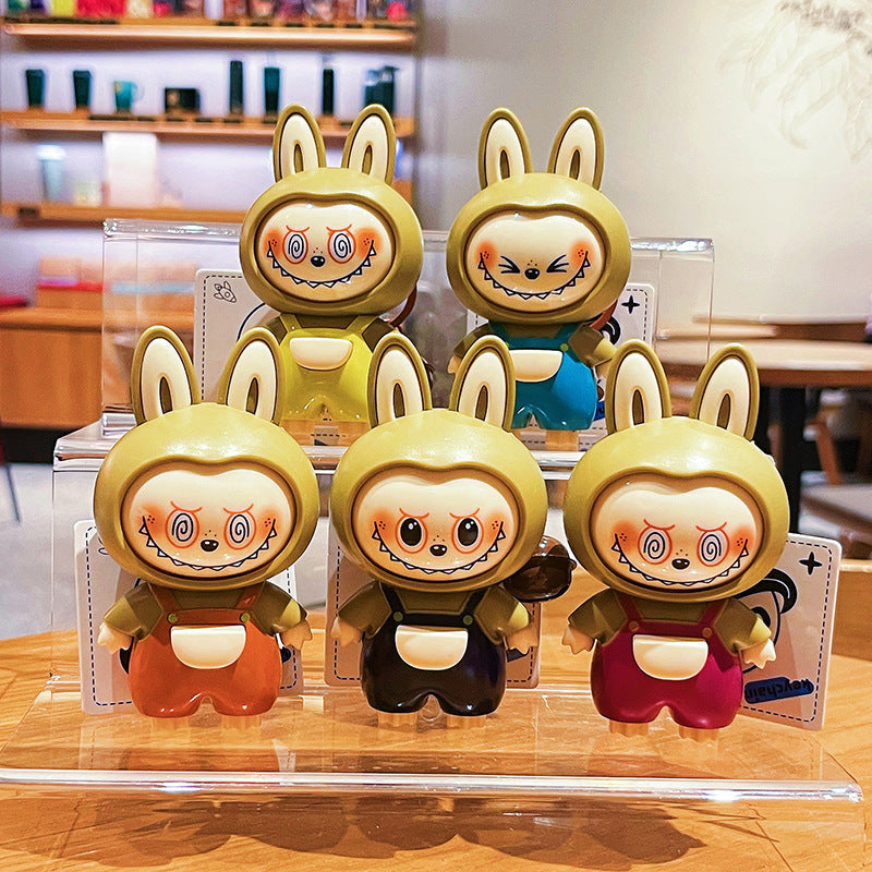 Face-Changing Doll Keychain – Fun Cartoon Pendant