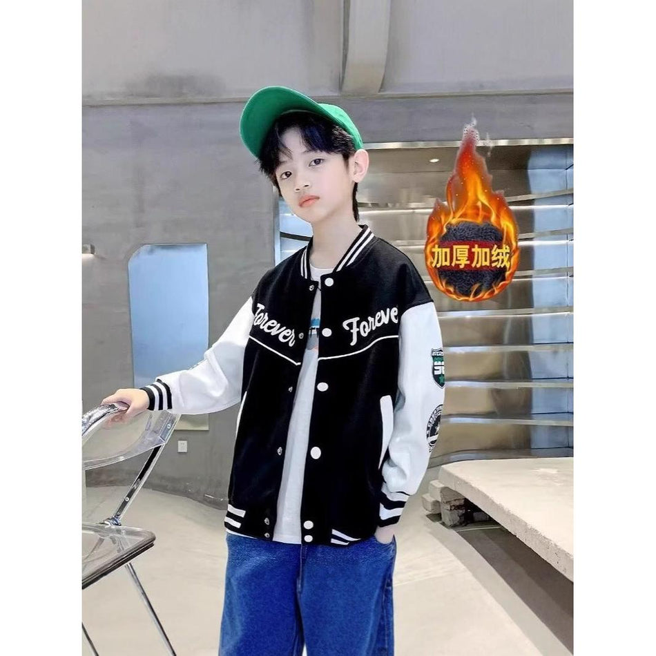 Boys Baseball Jacket for Spring & Autumn 2025