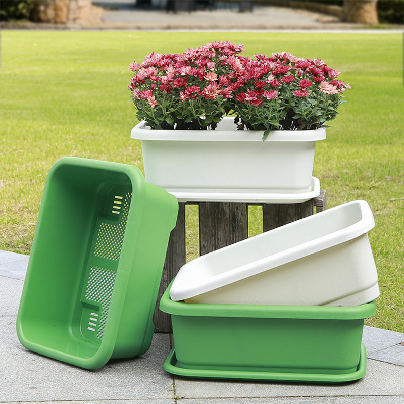 STOCK-Rectangular Vegetable Planter Box – Thick & Durable Pot