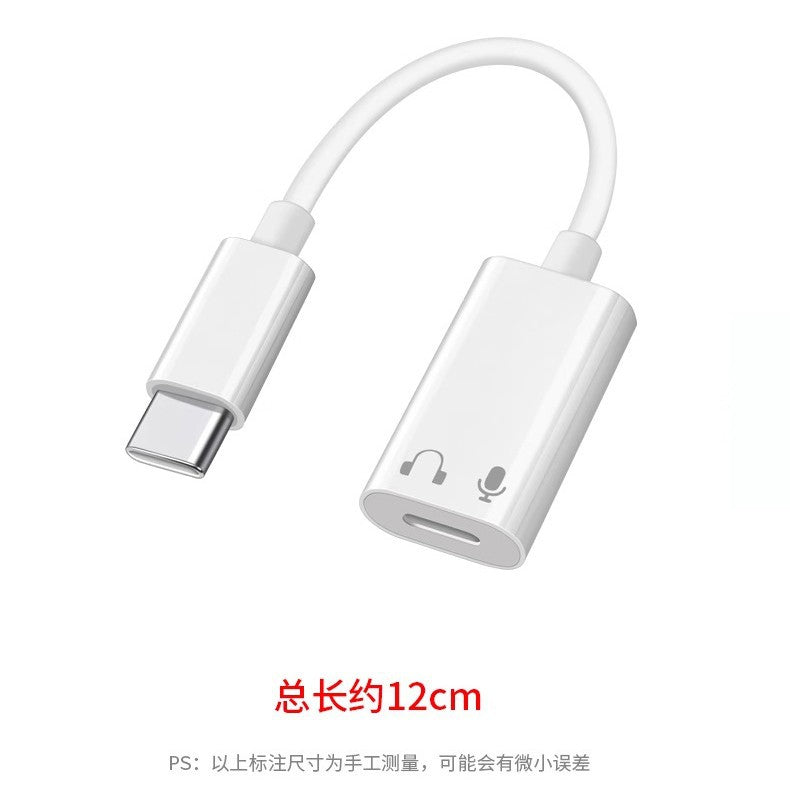Type-C to Lightning Headphone Adapter for iPhone