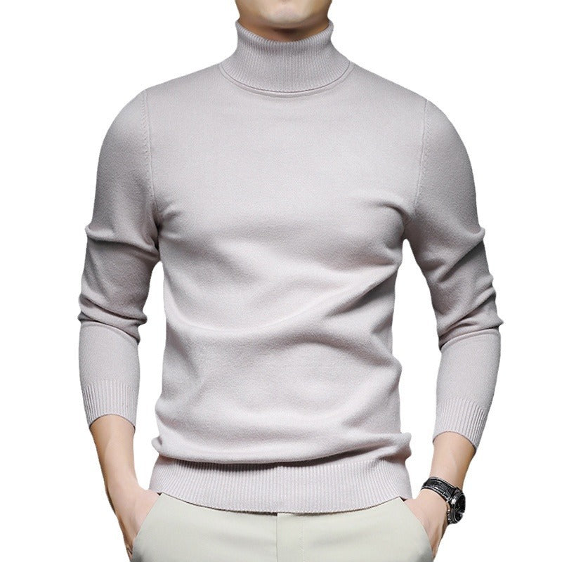 Men’s Casual Turtleneck Sweater – Soft Winter Knit