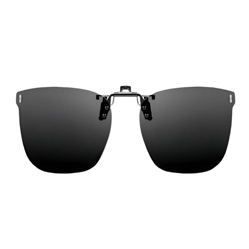 Dual-Use Sunglasses Clip – UV400 for Day & Night