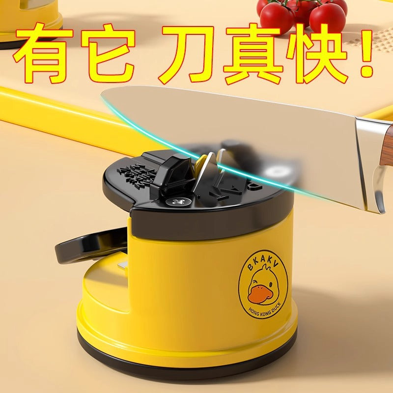 Little Yellow Duck Knife Sharpener – Suction Cup Tool