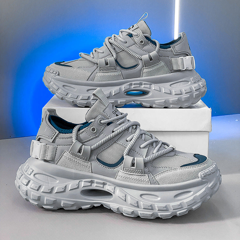 INSTOCK-Breathable Thick-Soled Sneakers – Stylish Dad Shoes