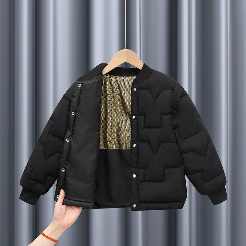 STOCK-Kids’ Ankora Red Cotton-Padded Jacket 2024