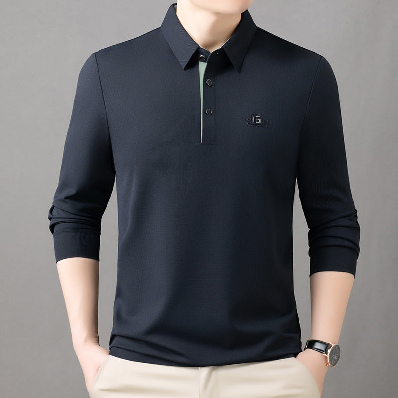 STOCK-Ice Silk Seamless Long-Sleeve T-Shirt – Cool & Comfy