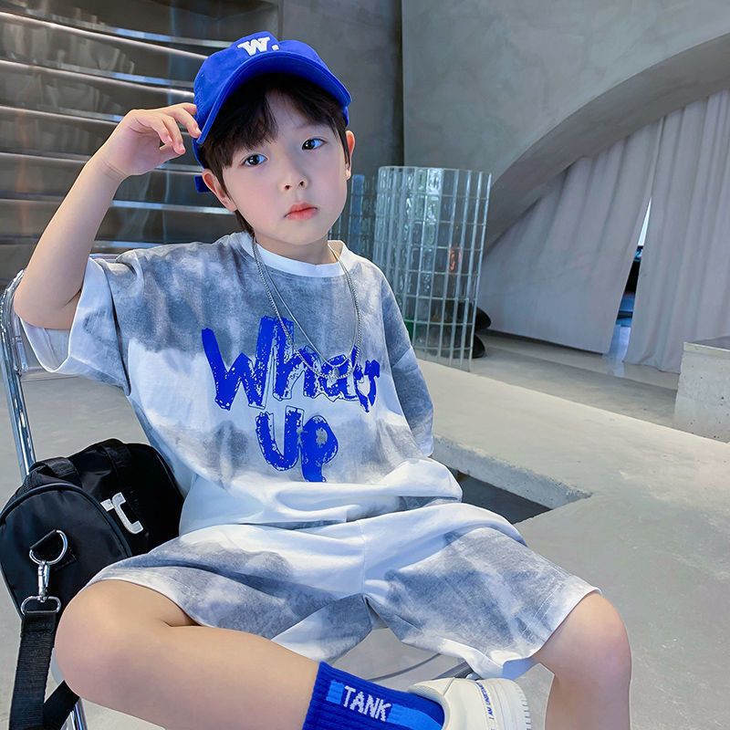 Kids Quick-Dry Sports T-Shirt & Shorts Breathable Set
