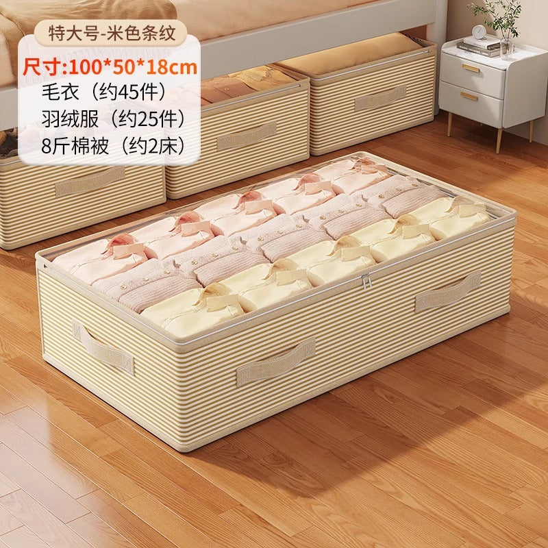 Under-Bed Storage Bag – Foldable Moisture-Proof Organizer for