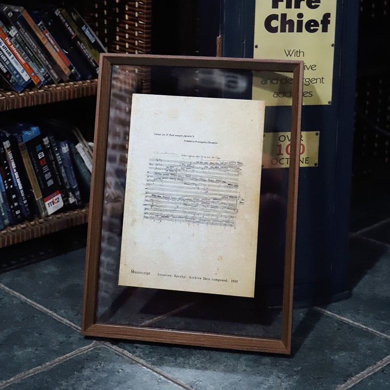 Transparent Acrylic Specimen Photo Frame – Modern Style - 2 Pc