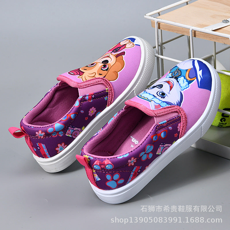 Kids’ Indoor Slip-On Canvas Shoes