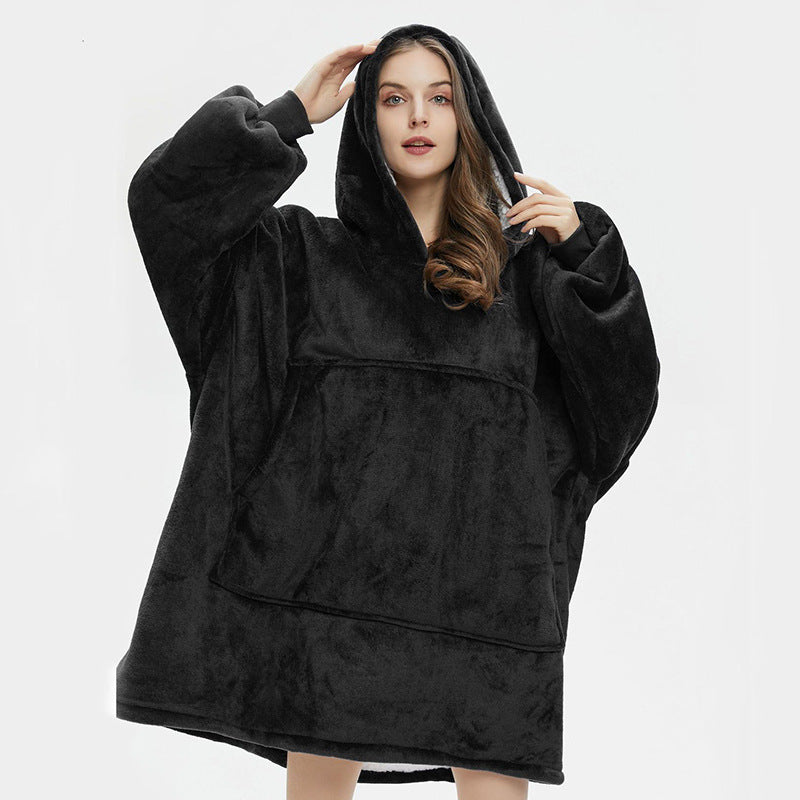 Women’s Huggle Hoodie Blanket – Warm Winter Pullover