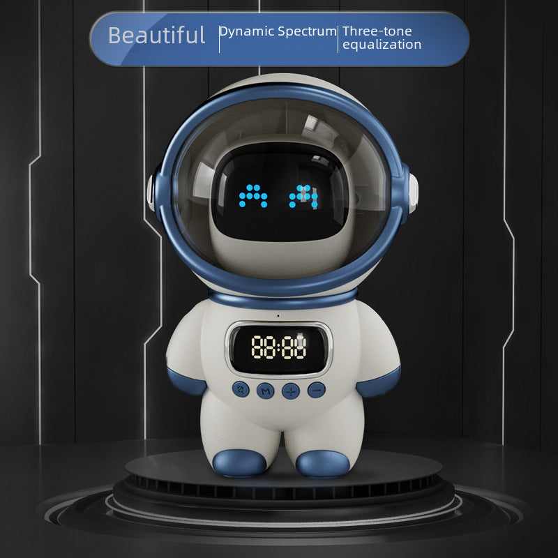 Smart AI Bluetooth Clock Speaker with Alarm & TF Card