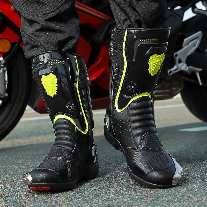 Outdoor Off-Road Motorcycle Boots Non-Slip High-Top