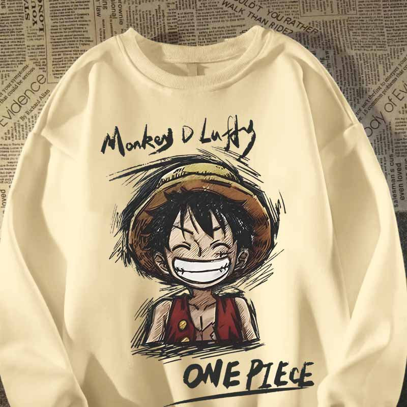 High-End Ins Round Neck Sweatshirt – Men’s Casual Loose Fit