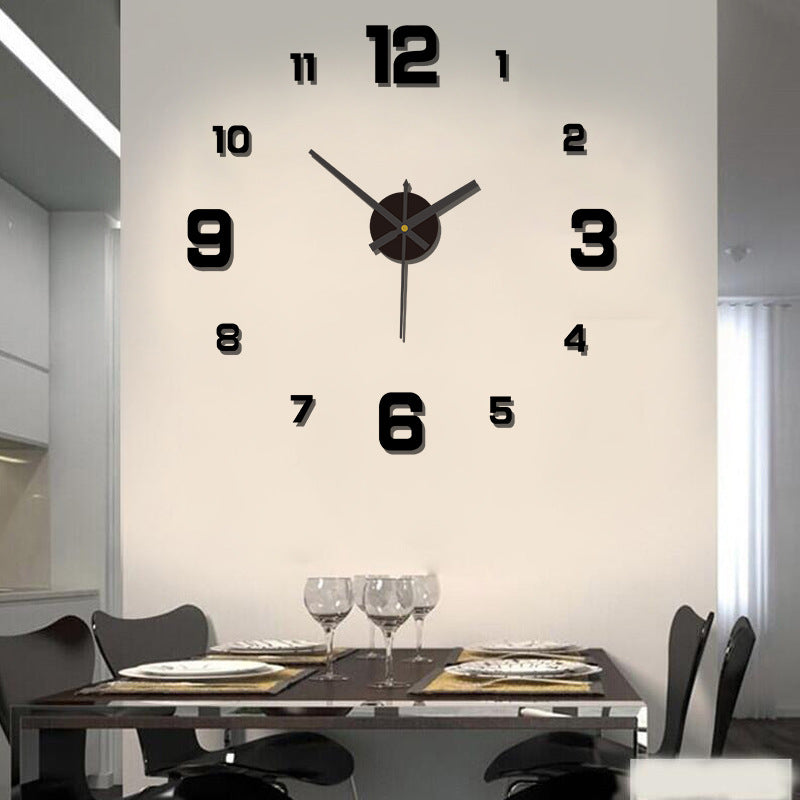 INSTOCK-DIY Luminous Acrylic Wall Clock – Punch-Free & Stylish
