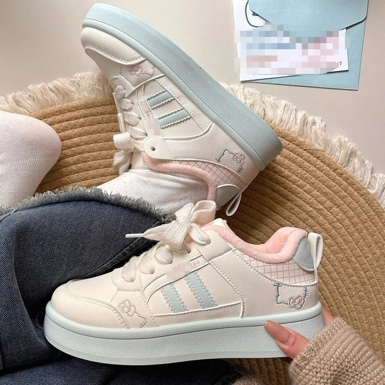 High-Looking Winter Cotton-Padded Thick-Soled Sneakers Shoes