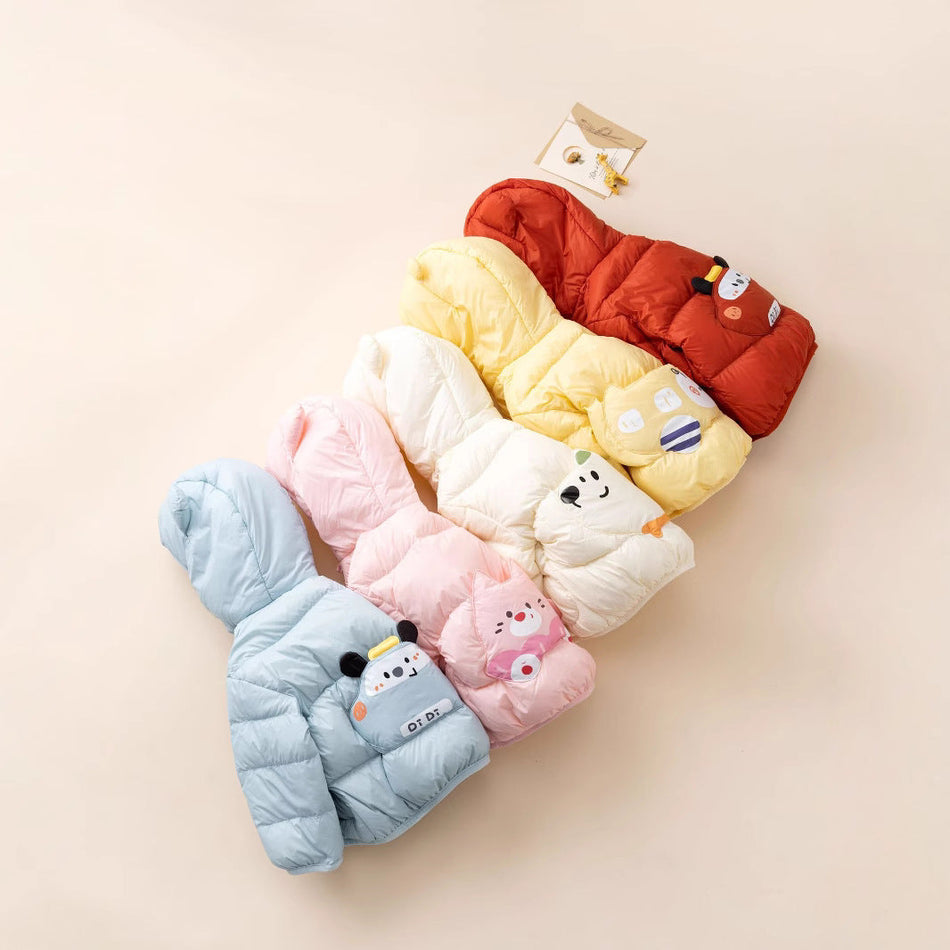 Kids’ Lightweight 90% Down Hooded Jacket 2024