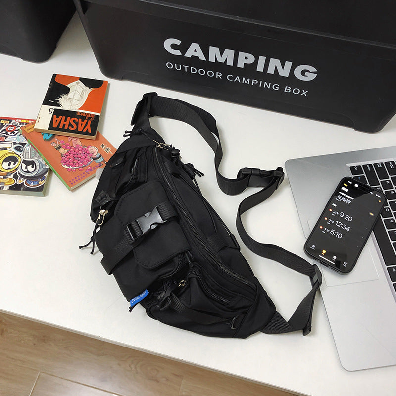 Korean Style Nylon Chest Bag – Harajuku Casual Messenger