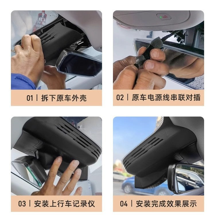 Aian Ut 4K Dual-Camera Driving Recorder with Night Vision