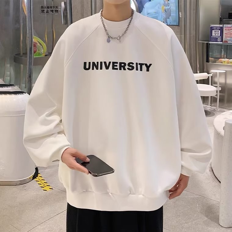 INSTOCK-Men’s Hooded Round Neck Sweatshirt – Thick Fleece