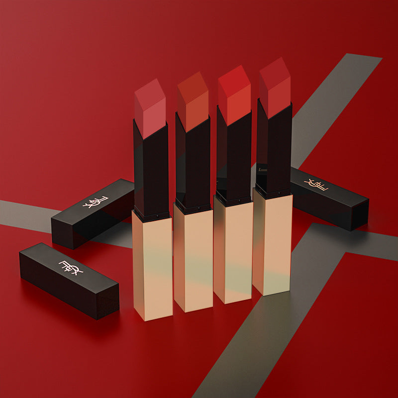 Dixianer Small Gold Tube Velvet Lipstick