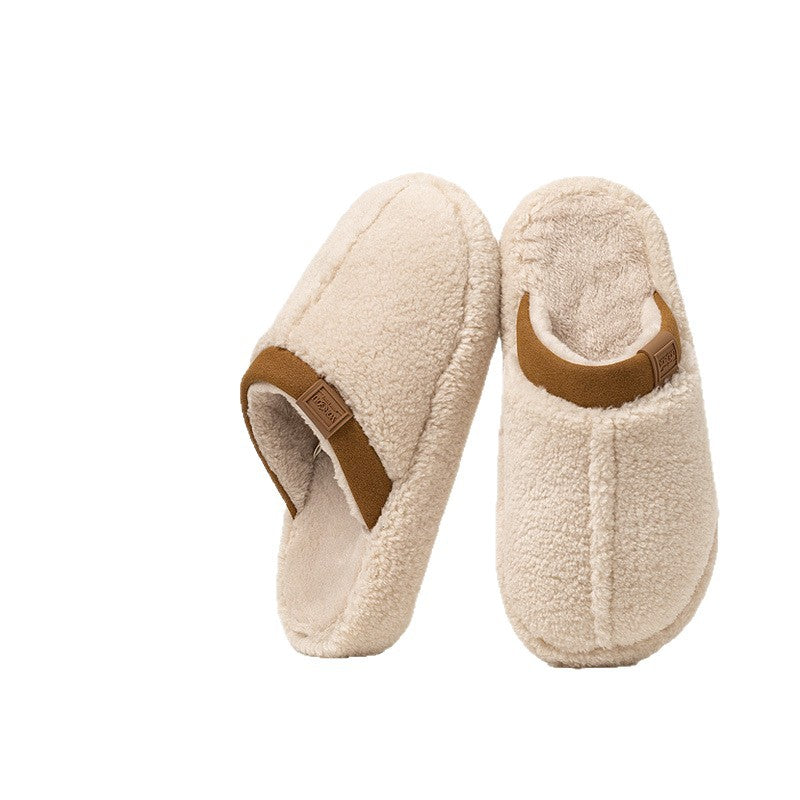 Women’s & Men’s Plush Cotton Slippers 2025 Non-Slip Warm Home