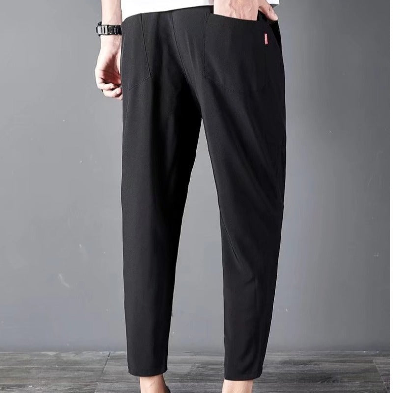 Men’s Loose Leggings – Solid Summer Pants in Trendy Fit