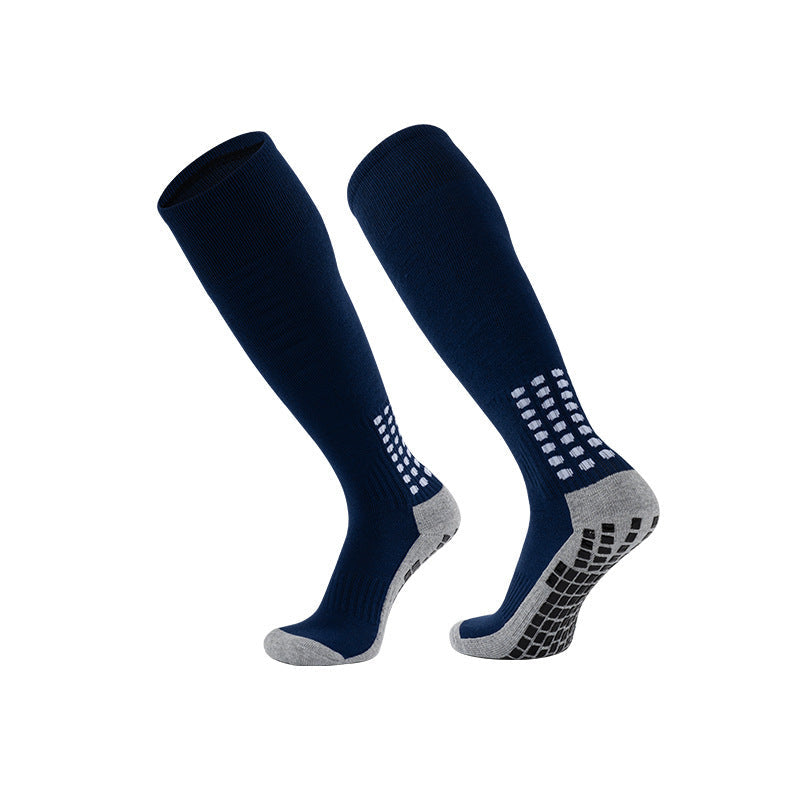 Thick Towel Bottom Football Socks Non-Slip Dotted -2 Pair