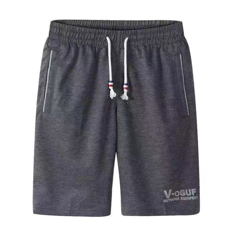 Printed Loose Sports Shorts – Elastic Drawstring