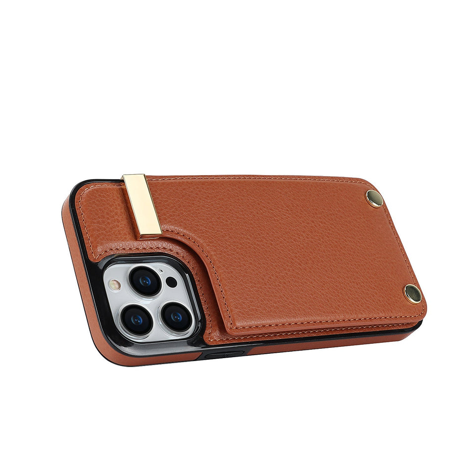 iPhone 16ProMax Business Leather Case with Card Slot
