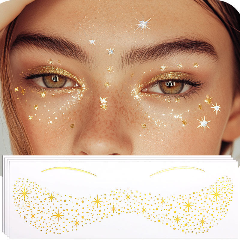 Waterproof Bronzing Freckle Stickers – Temporary Face Makeup