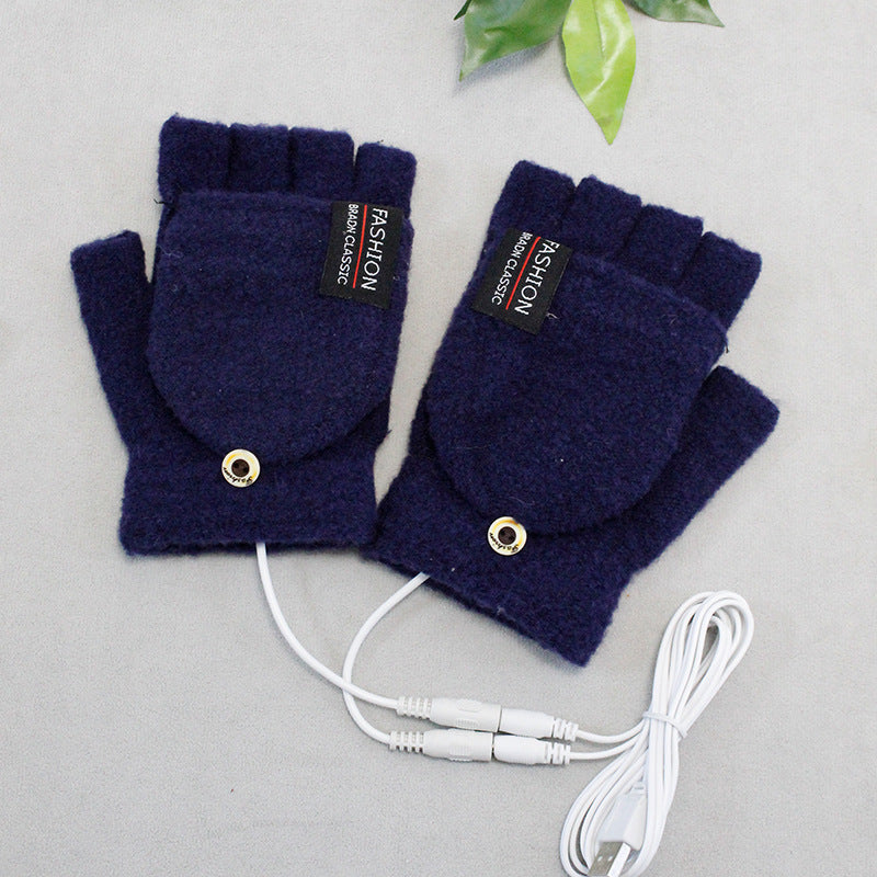 USB Electric Heating Gloves – Winter Touchscreen Warm Gloves