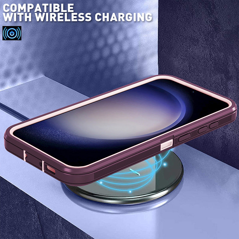 Samsung S24FE Robot Armor Case with Kickstand