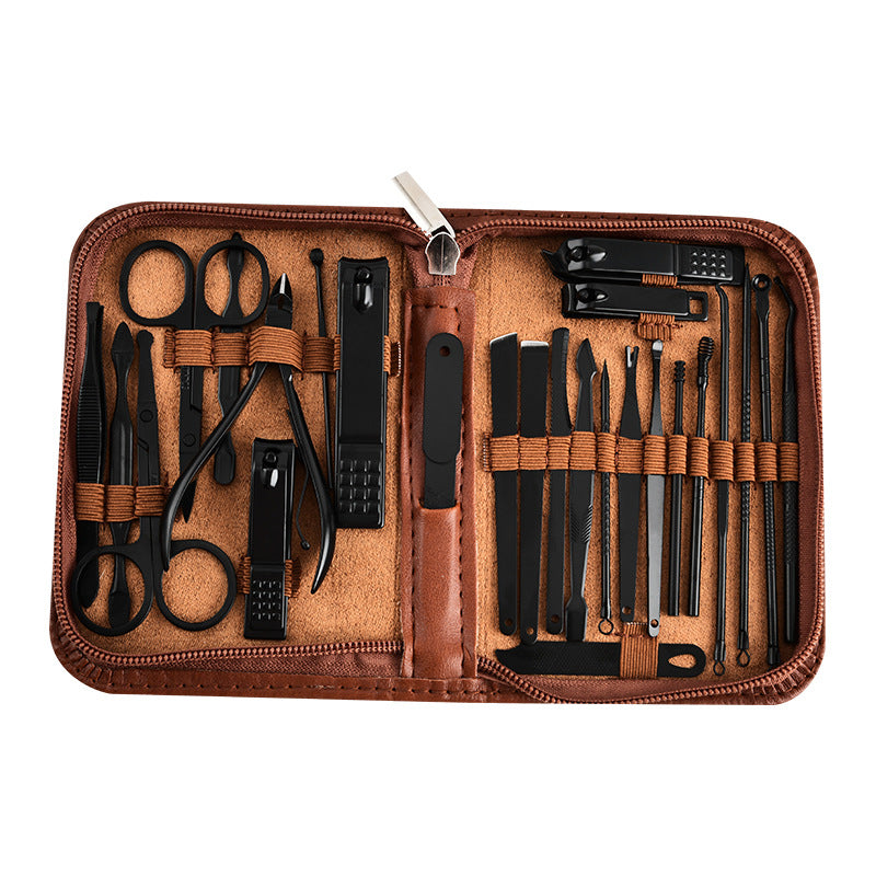 Nail Clipper Set – Brown Manicure Tools for Perfect Nails