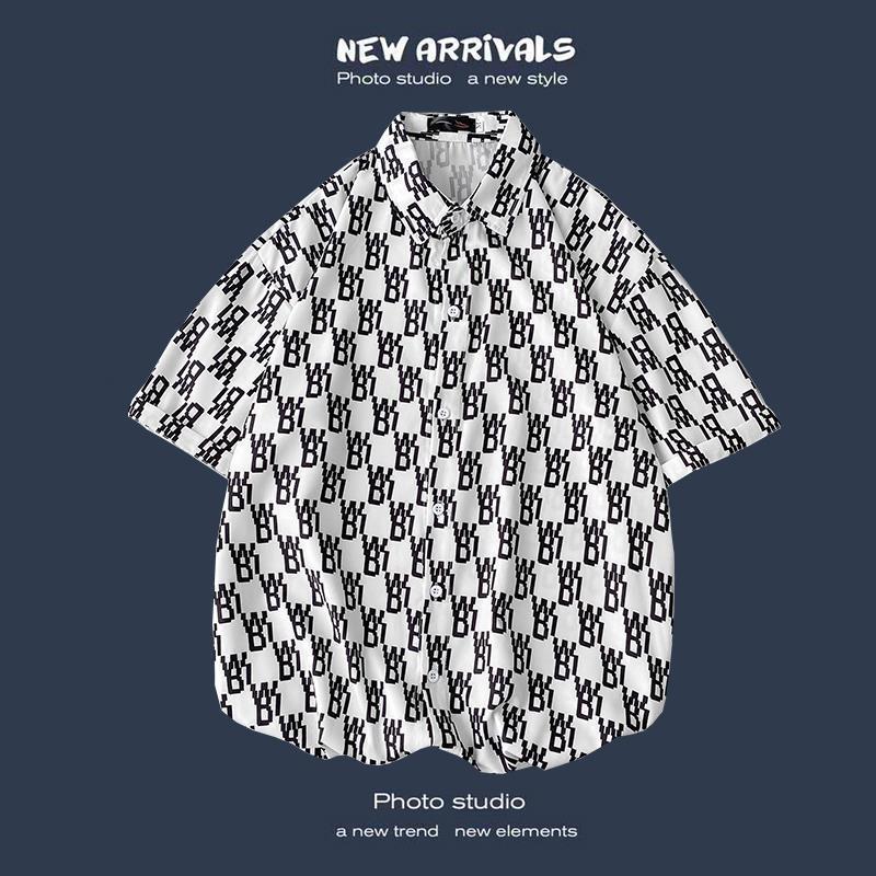 Men’s Floral Beach Short Sleeve Shirt Stylish Fit