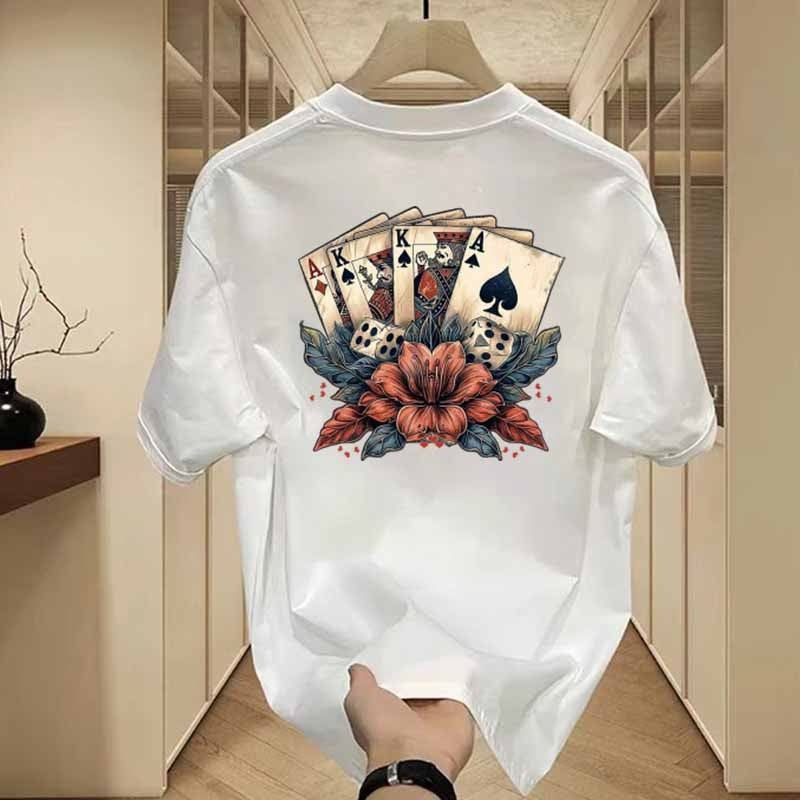 Men's Summer Cotton Printed T-Shirt – Cool & Stylish Tee