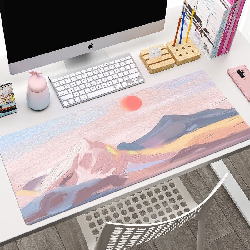 Nordic Art Oversized Mouse Pad for Desk & Gaming