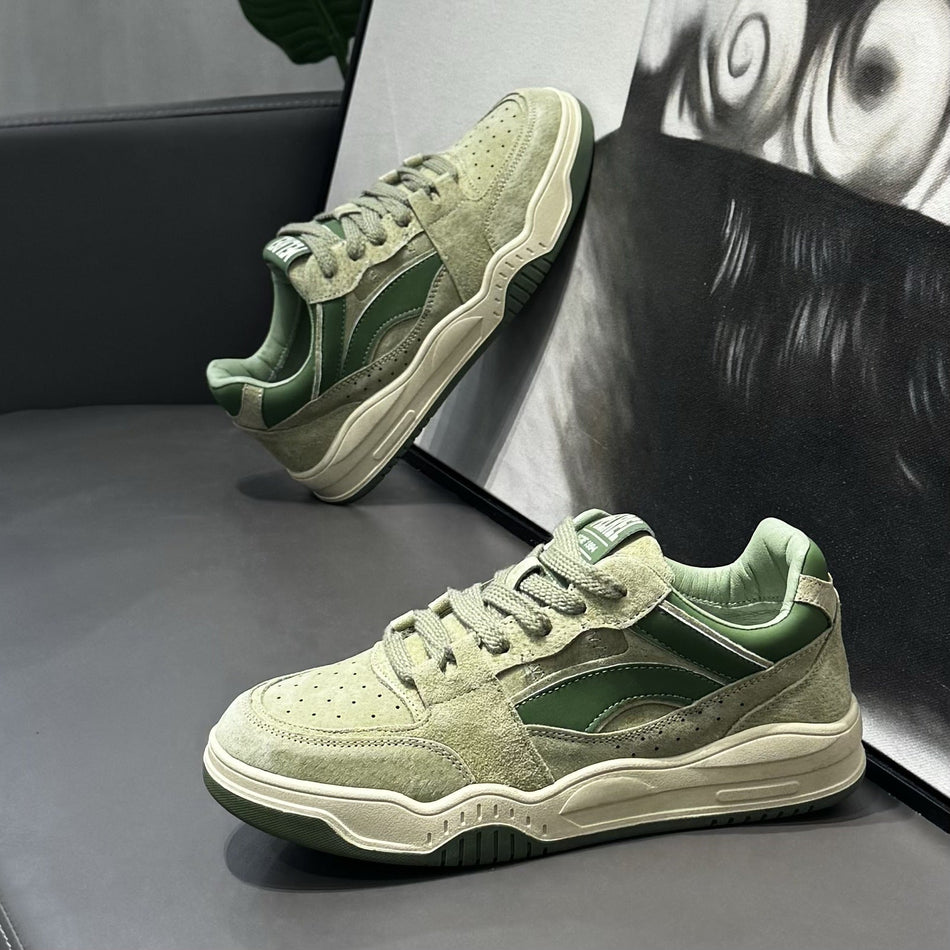 Student Retro Low-Top Thick-Sole Casual Sneakers
