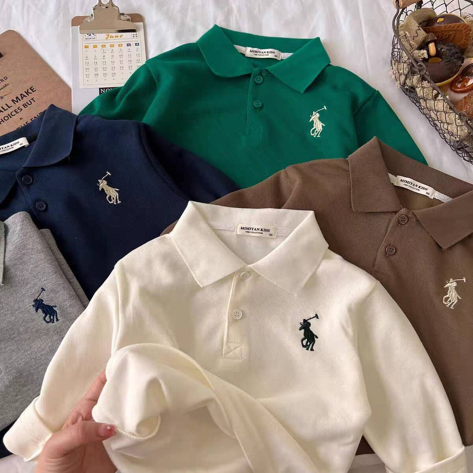 Polo Tops for Boys 2025 | Embroidered & Loose