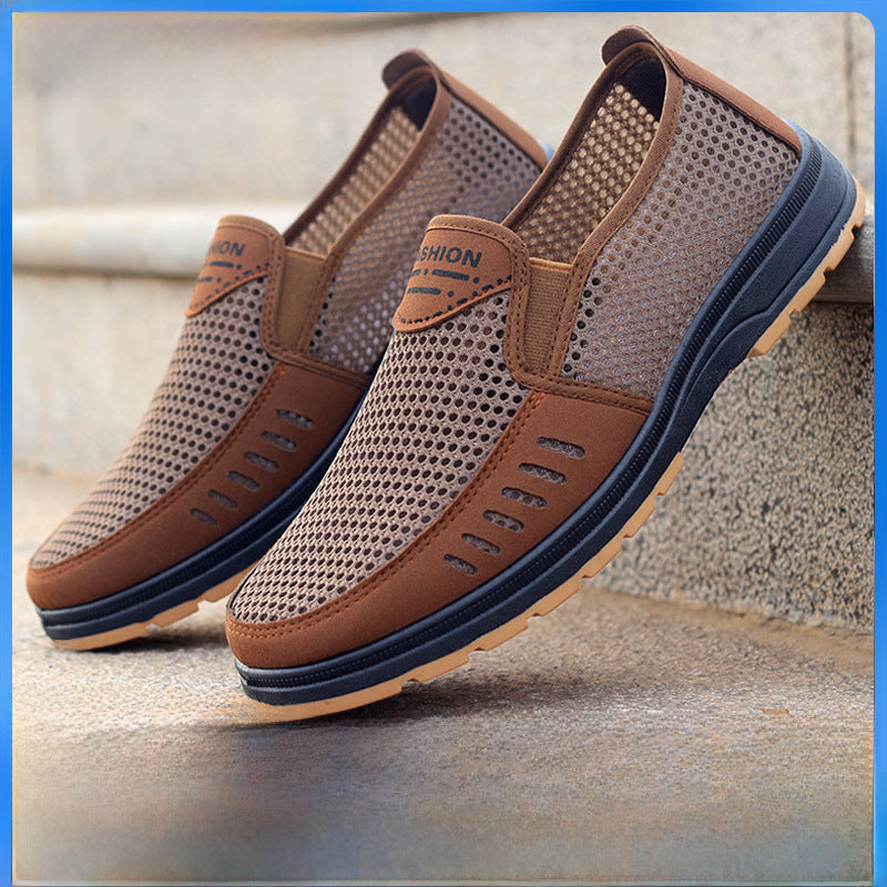 Men’s Plus Size Mesh Slip-On Shoes | Breathable Summer Style