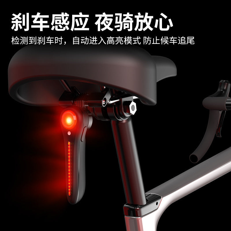 : Intelligent Induction Brake Bicycle Taillight – Road & Mountain
